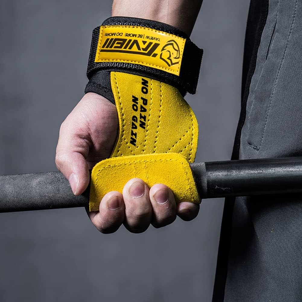 TAVIEW Wrist Straps for Weightlifting for Maximum Grip Support - Lifting Deadlift Strap  Weight Lifting Grips Gloves for Working Out Pull Up Deadlifting  Shrugs