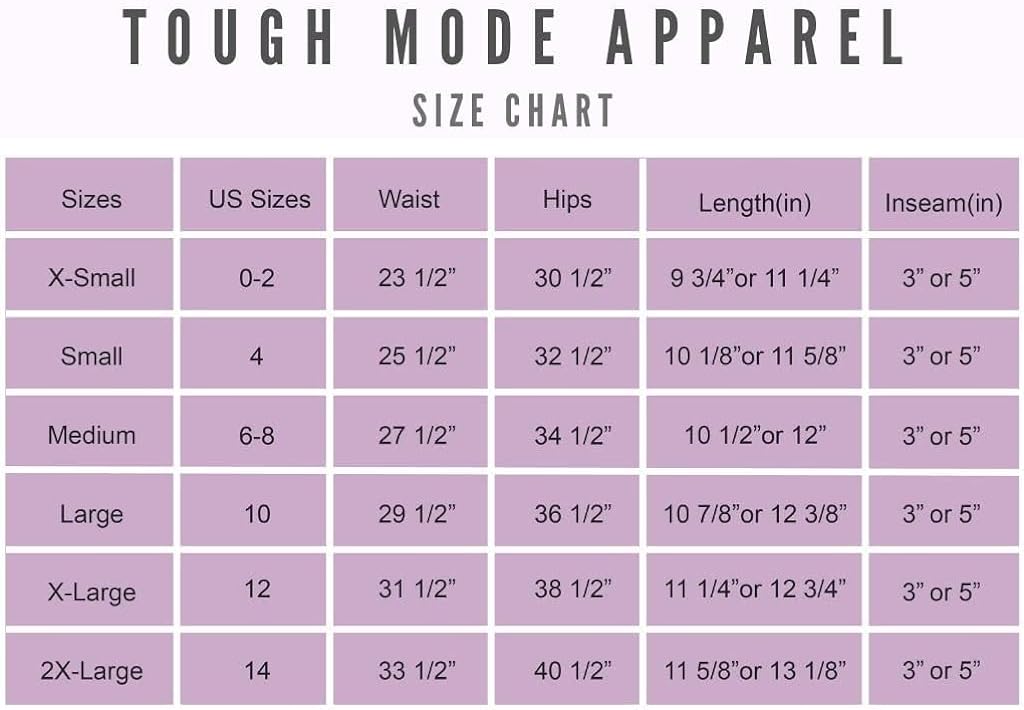 Tough Mode Womens Mid Rise 3/ 5 Athletic Running Workout Shorts Active Yoga Volleyball WOD Compression Short Booty